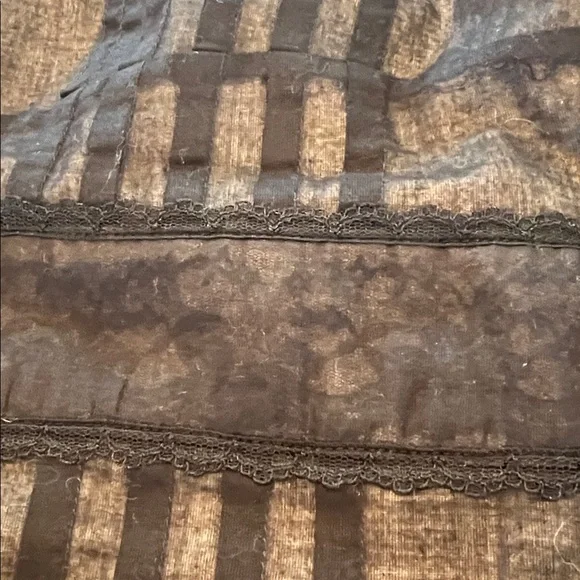 ODILLE Anthropologie black empire waist cotton dress, size 8 - Picture 10 of 10